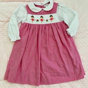 Petit Ami Ballerina Smocked Dress